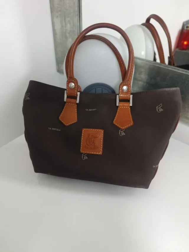 Bolso La Espuela   pequeño marrón