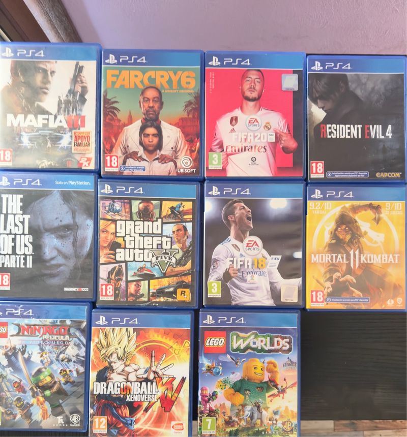 Imagen de Colección Juegos PS4: Mafia, Far Cry 6, FIFA, GTA