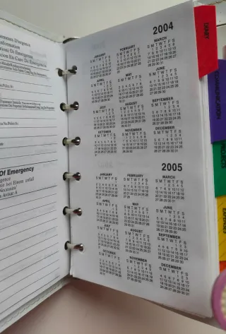 Agenda diario planner Bratz con calculadora