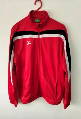Chaqueta deportiva Erima Talla L Roja/Blanca/Negra