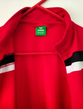 Chaqueta deportiva Erima Talla L Roja/Blanca/Negra
