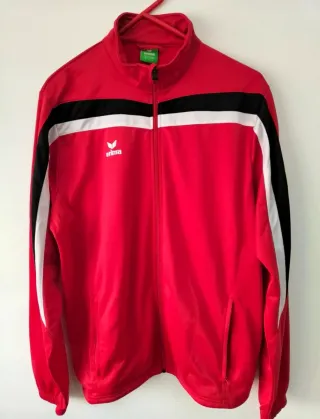 Chaqueta deportiva Erima Talla L Roja/Blanca/Negra