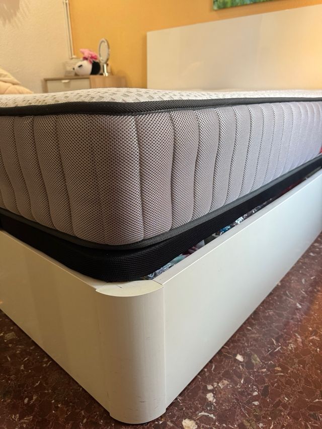 2 Canapés abatibles + 2 colchones viscoelásticos