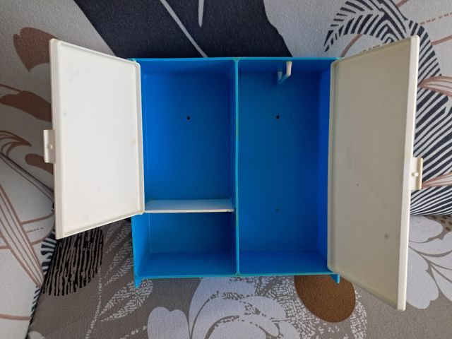 Armario Jesmarín Años 70 Blanco y Azul.