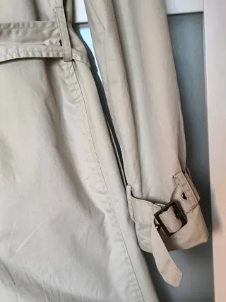 Gabardina Zara Beige Mujer