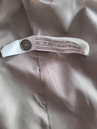 Gabardina Zara Beige Mujer