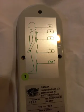 Colchón de masaje con mando