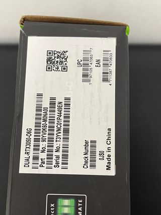 ASUS Dual RTX 3050 OC 6GB GDDR6