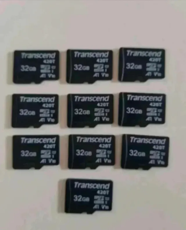 10 Tarjetas MicroSD Transcend 420T 32GB