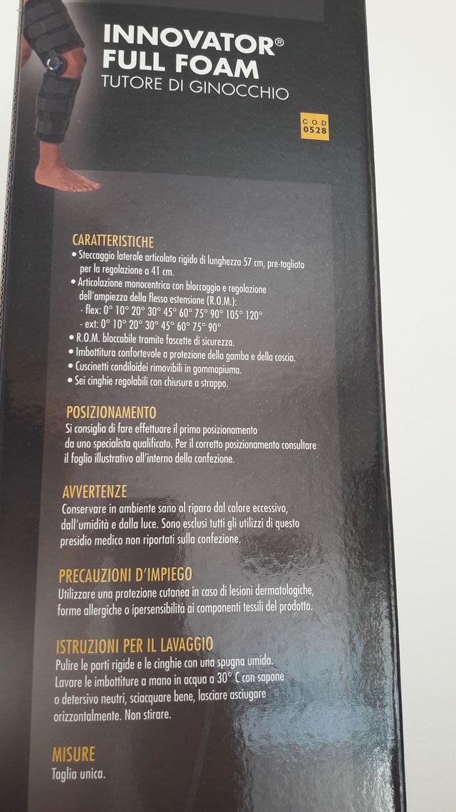 Dr. Gibaud Innovator Tutore Ginocchio