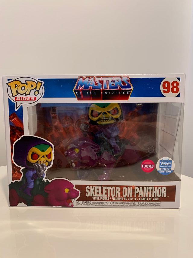Funko Pop Rides 98 Skeletor on Panthor Flocked