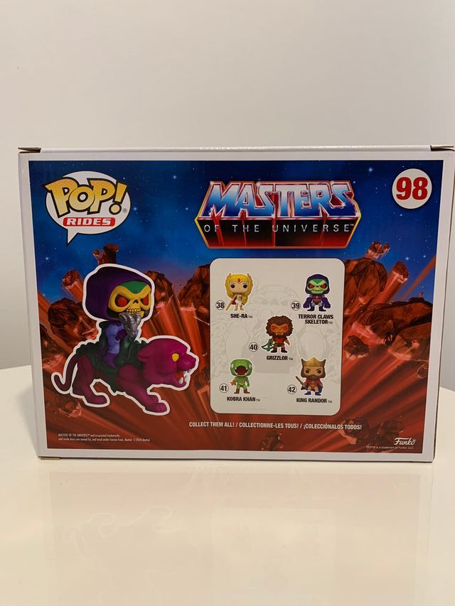 Funko Pop Rides 98 Skeletor on Panthor Flocked