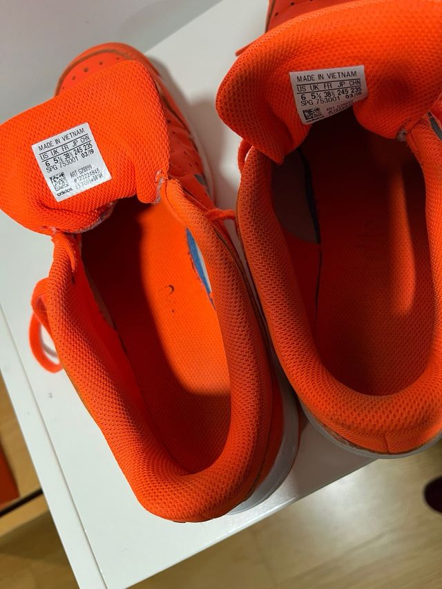 Tênis Adidas Courtstabil 38 2/3 Laranja