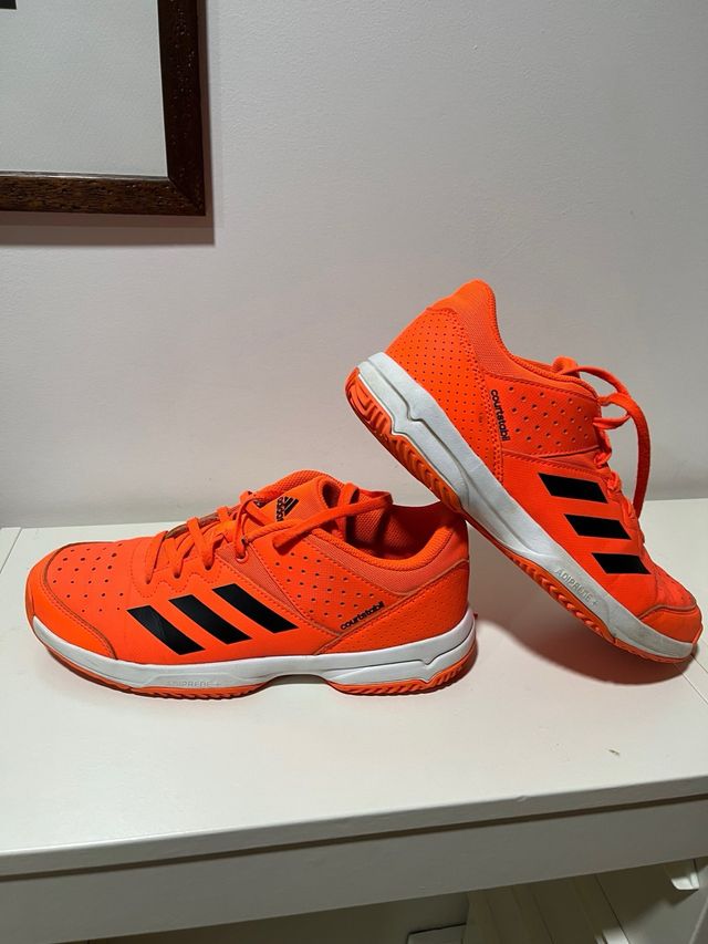 Tênis Adidas Courtstabil 38 2/3 Laranja
