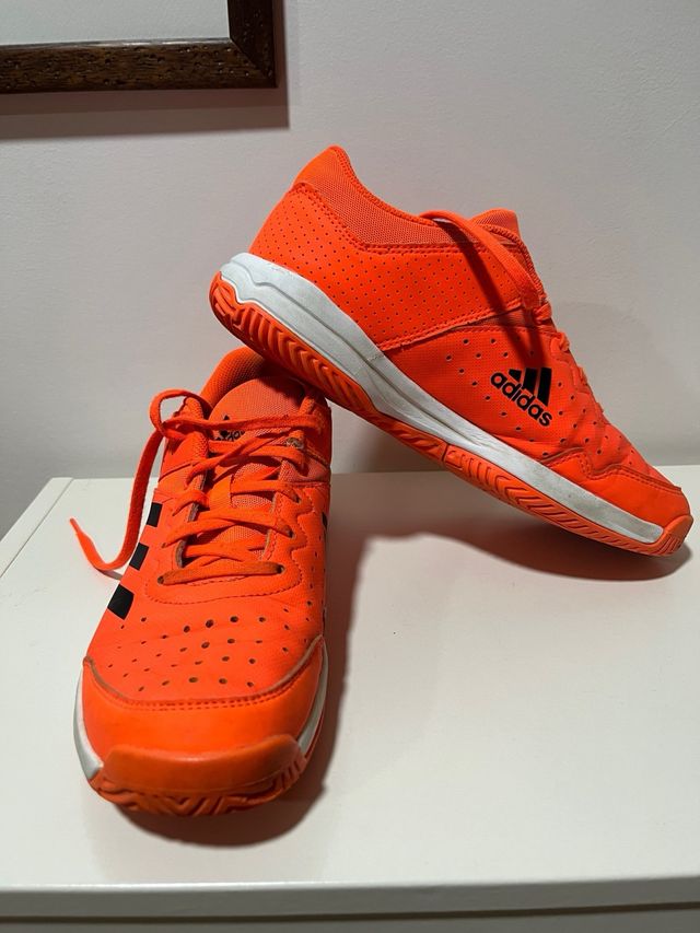 Tênis Adidas Courtstabil 38 2/3 Laranja