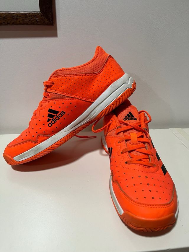 Tênis Adidas Courtstabil 38 2/3 Laranja