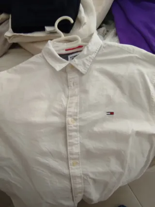 Camisa Tommy Hilfiger Blanca Talla L