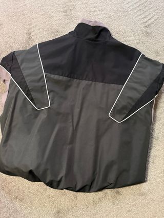 Chaqueta Zara Negra y Gris Talla S/M