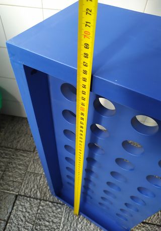 Estantería Perchero Ikea Plástico Duro Azul