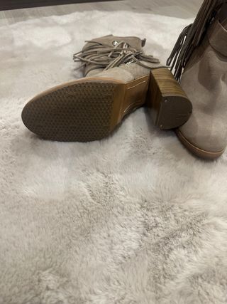 Botines Zara Beige Talla 38