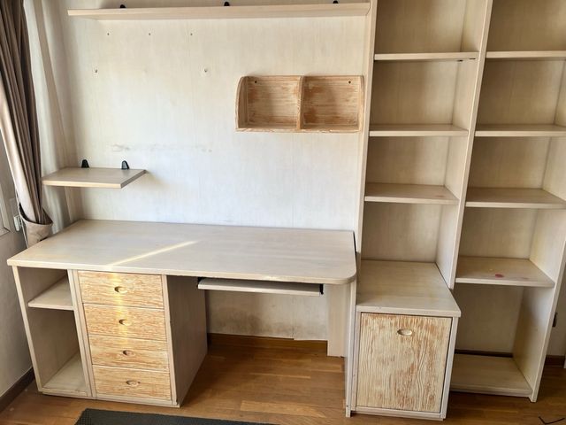 Escritorio y librería infantil