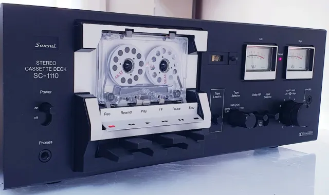 Sansui SC-1110 Platina Tape Deck Vintage