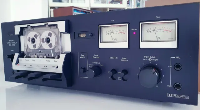 Sansui SC-1110 Platina Tape Deck Vintage
