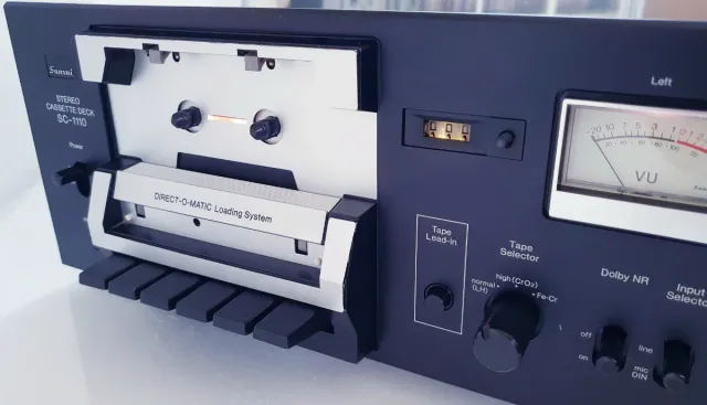 Sansui SC-1110 Platina Tape Deck Vintage