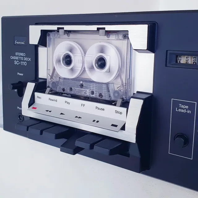 Sansui SC-1110 Platina Tape Deck Vintage