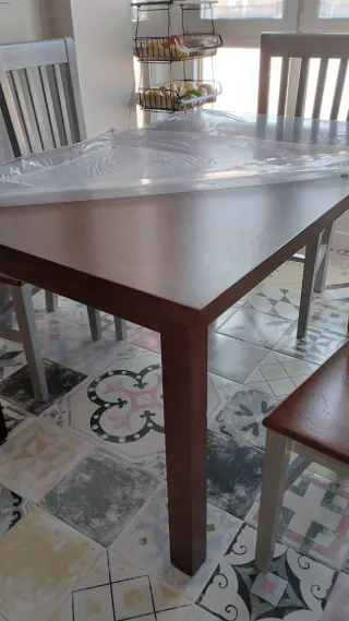 Mesas restaurante 90x90 y sillas oferta!!!! 1200€!