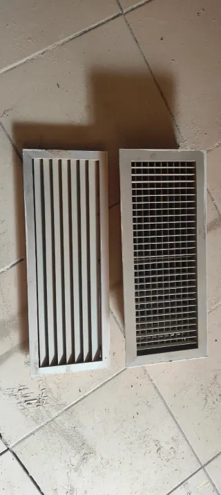 Rejillas de ventilación metálicas