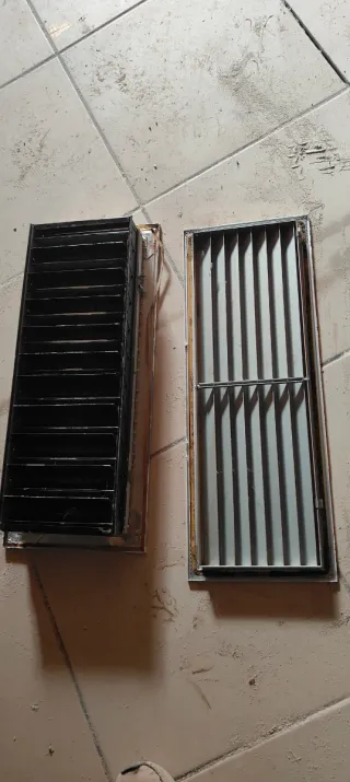 Rejillas de ventilación metálicas
