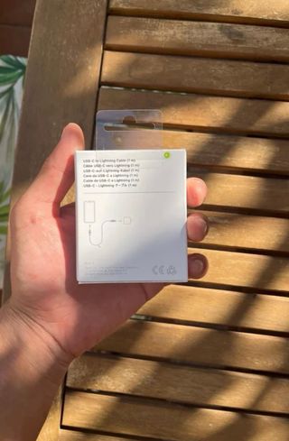 Cable USB-C a Lightning Apple 1m