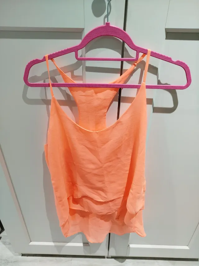 Blusa tirantes naranja