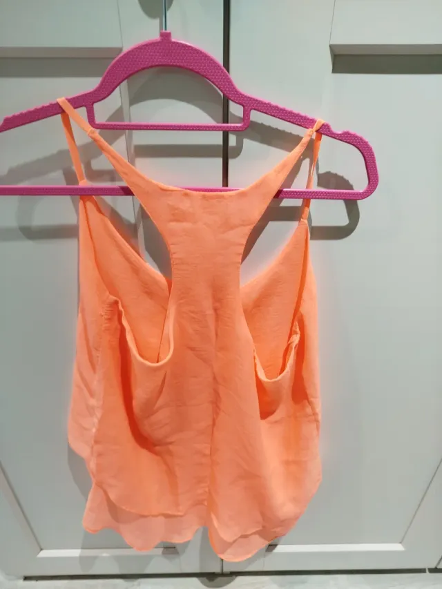 Blusa tirantes naranja