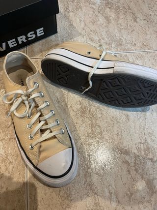 Zapatillas Converse Beige Talla 38