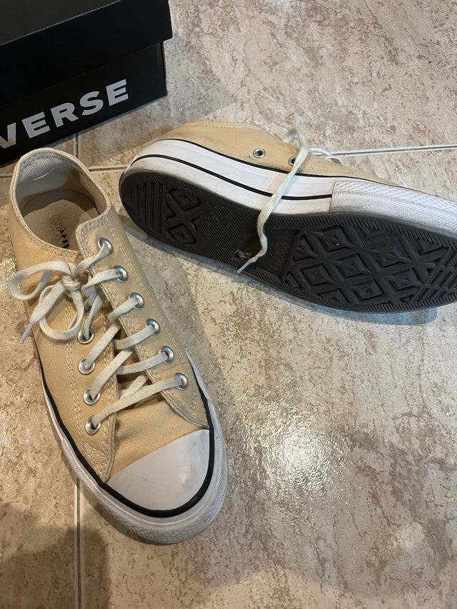 Zapatillas Converse Beige Talla 38