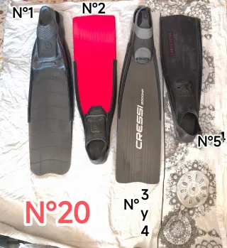 LINTERNAS, ALETAS,RODILLERAS NEOPRENO...