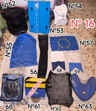 LINTERNAS, ALETAS,RODILLERAS NEOPRENO...