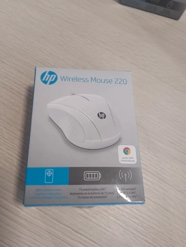 Mouse HP Wireless 220 Branco