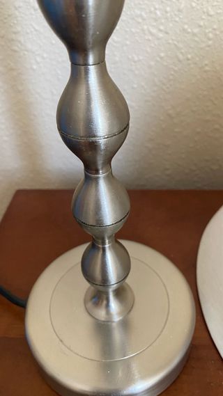 Base de lámpara de mesa IKEA EKARP Plata