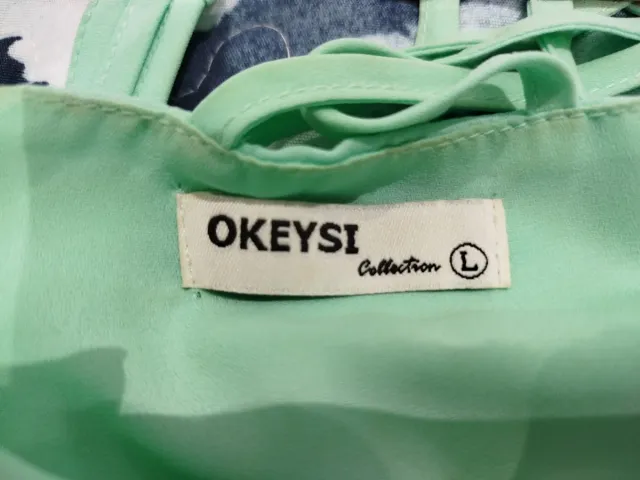 Blusa tirantes Okeysi verde