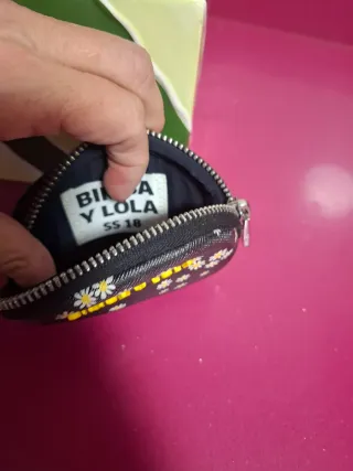 Bimba y Lola monedero flores