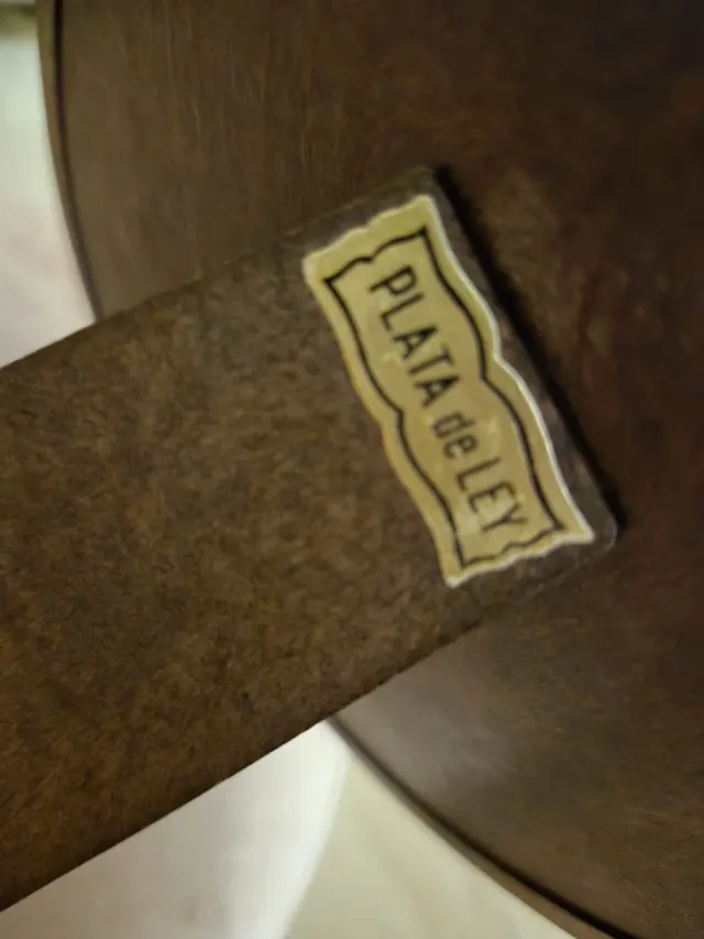 Marco portafotos de Plata de ley Ovalado