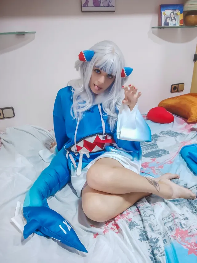 Gawr Gura Vtuber Cosplay Completo