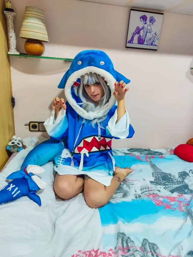 Gawr Gura Vtuber Cosplay Completo