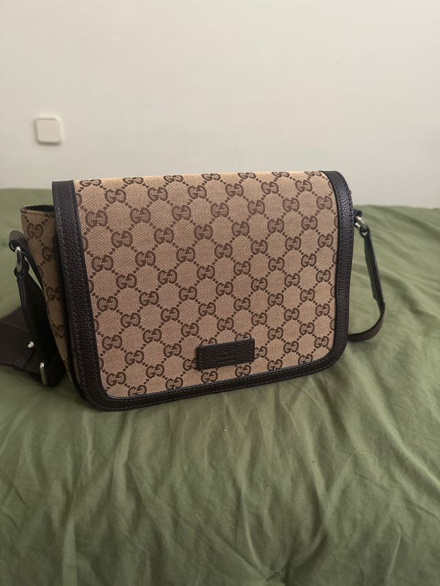 Bandolera Gucci Beige y Marrón