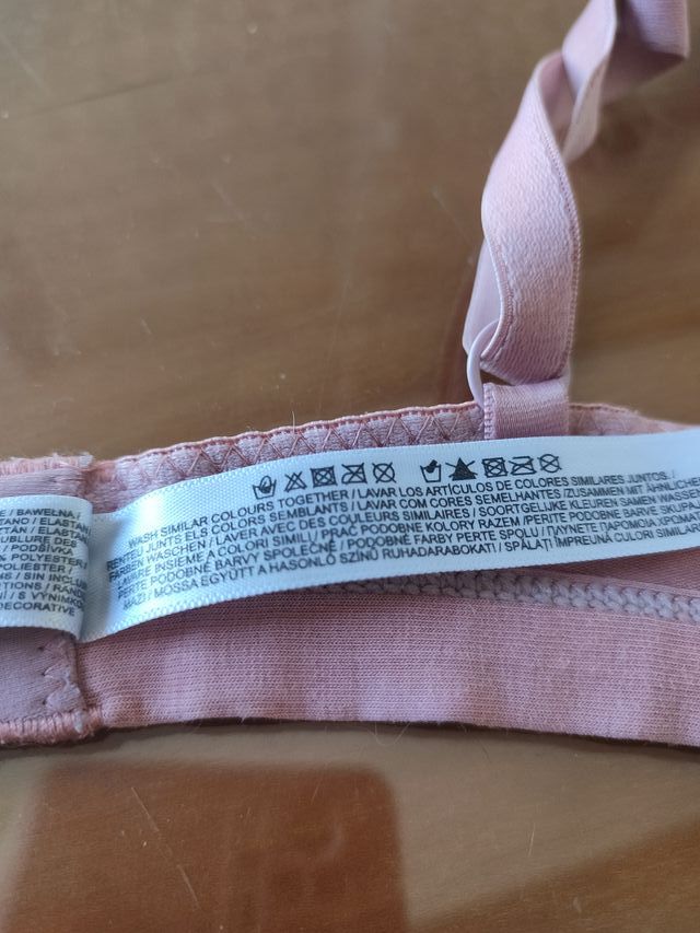 Sujetador rosa