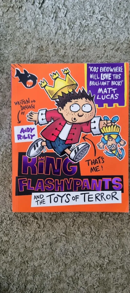 Libros: El rey Pantaloncetes y King Flashypants