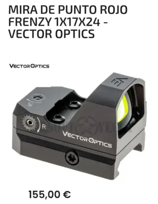 Visor Mira Vector Optics Frenzy Punto Rojo